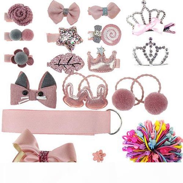 120pcs set girls barrettes cute hair bows infant headbands baby hairbands hair rope for kids hair accessories, Pink
120pcs set girls barrettes cute hair bows infant headbands baby hairbands hair rope for kids hair accessories, Pink