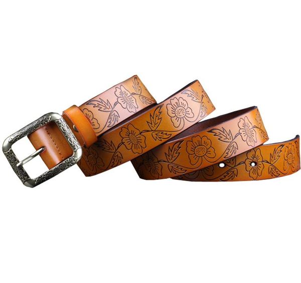 fashion genuine leather belts for women vintage floral belt female quality second layer cow skin strap for jeans width 3.2 cm04, Black;brown
fashion genuine leather belts for women vintage floral belt female quality second layer cow skin strap for jeans width 3.2 cm04, Black;brown