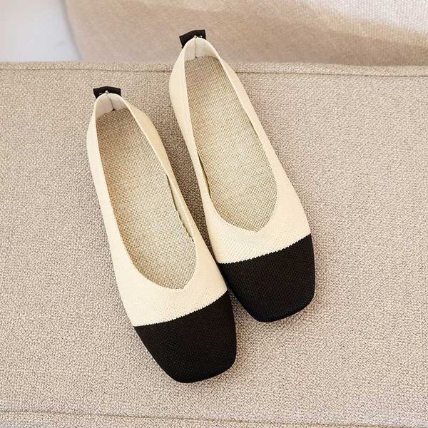 new womens flats knitted mixed color moccasins breathable work shoes loafer brief slip-on fashion ladies flats light driving, Black
new womens flats knitted mixed color moccasins breathable work shoes loafer brief slip-on fashion ladies flats light driving, Black