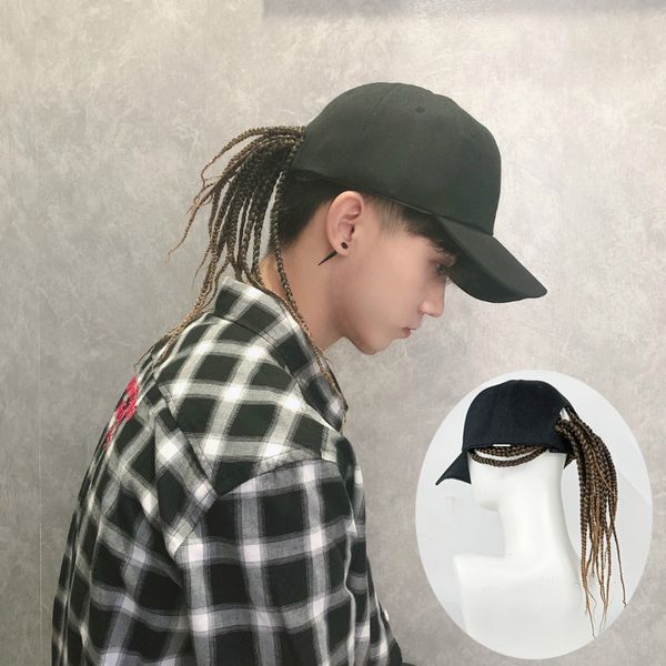 dirty braid wig hat all-in-one female fashion summer hip-hop braid wig male headwear finished product direct ponytail, Black
dirty braid wig hat all-in-one female fashion summer hip-hop braid wig male headwear finished product direct ponytail, Black