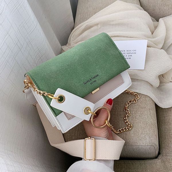 2020 women chain messenger shoulder bag pu leather small contrast color crossbody bags for ladies purses hand bags sac de luxe
2020 women chain messenger shoulder bag pu leather small contrast color crossbody bags for ladies purses hand bags sac de luxe