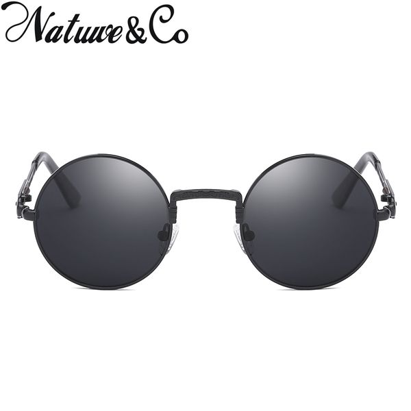 sunglasses natuwe&co retro round polarized men women metal glasses uv400 49-49-23-135 mm, White;black
sunglasses natuwe&co retro round polarized men women metal glasses uv400 49-49-23-135 mm, White;black