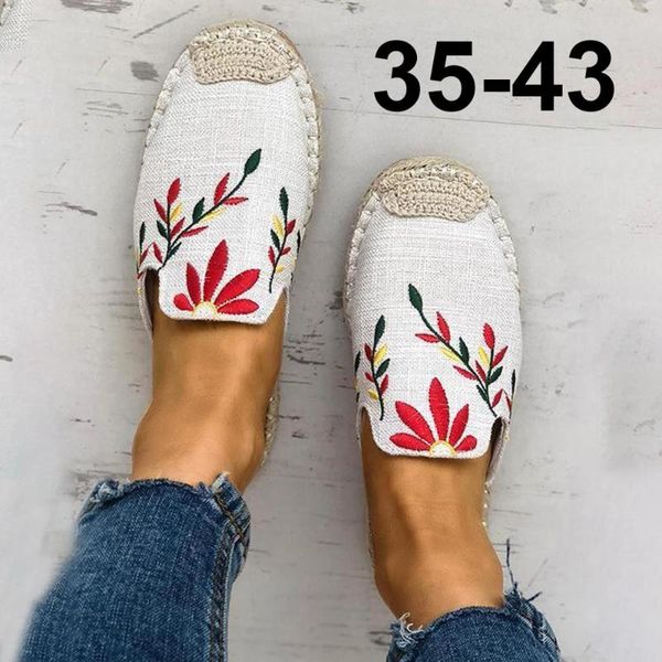 2020 new woman flats shoes classic nation tradition embroider shoes cotton straw loafers fisherman espadrilles, Black
2020 new woman flats shoes classic nation tradition embroider shoes cotton straw loafers fisherman espadrilles, Black