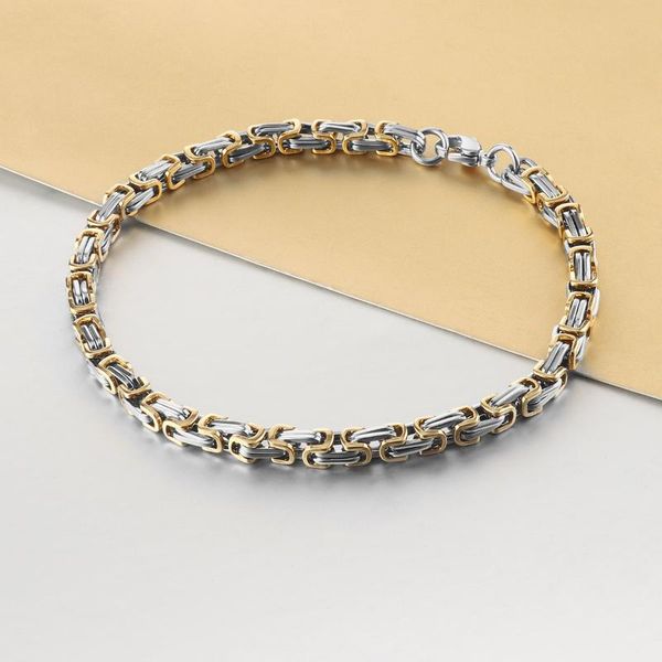 punk stainless steel chains bracelet for men boys 5mm hip hop bracelet gold silver color byzantine chain dropshipping jewelry, Black
punk stainless steel chains bracelet for men boys 5mm hip hop bracelet gold silver color byzantine chain dropshipping jewelry, Black