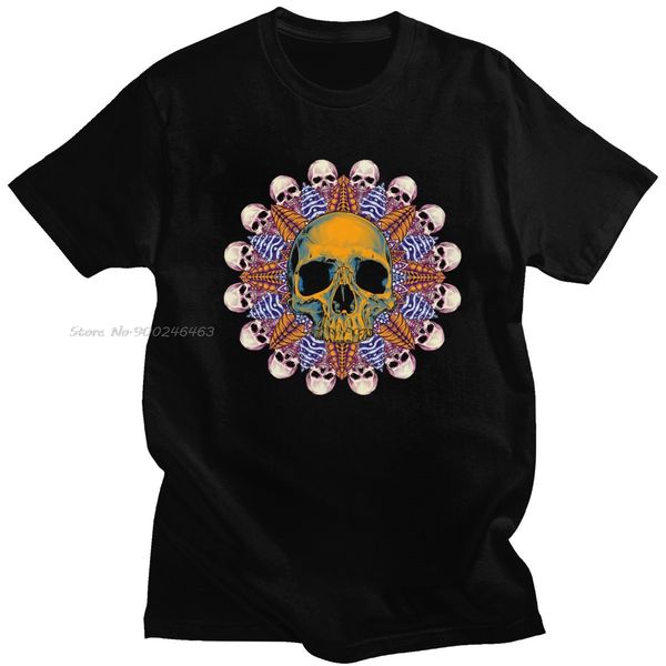 cool skull mandala tee shirt homme cotton flower of life tshirt short sleeved casual t-shirt streetwear clothing gift 
cool skull mandala tee shirt homme cotton flower of life tshirt short sleeved casual t-shirt streetwear clothing gift