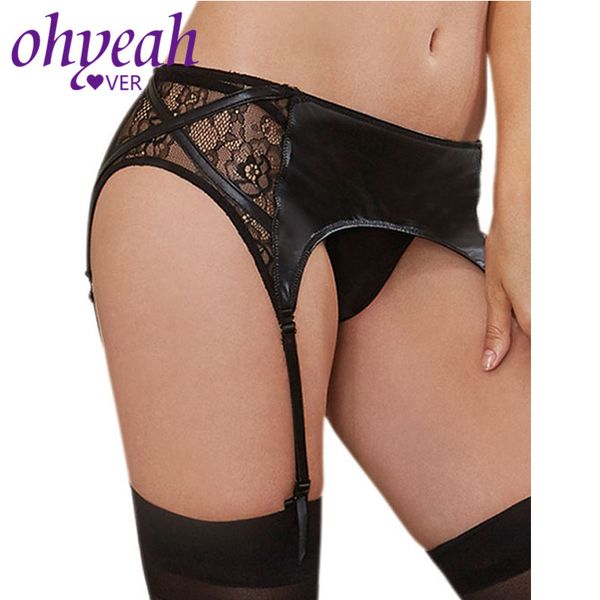 ohyeahlover plus size 5xl 6xl lace patchwork faux leather garter women for stockings suspender belt garter belt pl5118, Black;white
ohyeahlover plus size 5xl 6xl lace patchwork faux leather garter women for stockings suspender belt garter belt pl5118, Black;white