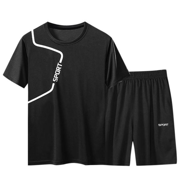 men's tracksuits feitong set summer casual letters printed fitness fast dry drying elastic short sleeve pants sports suit, Gray
men's tracksuits feitong set summer casual letters printed fitness fast dry drying elastic short sleeve pants sports suit, Gray