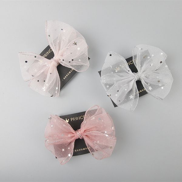 boutique ins 15pcs fashion glitter star bow hairpins solid gauze bowknot hair clips barrettes princess headwear hair accessories, Slivery;white
boutique ins 15pcs fashion glitter star bow hairpins solid gauze bowknot hair clips barrettes princess headwear hair accessories, Slivery;white