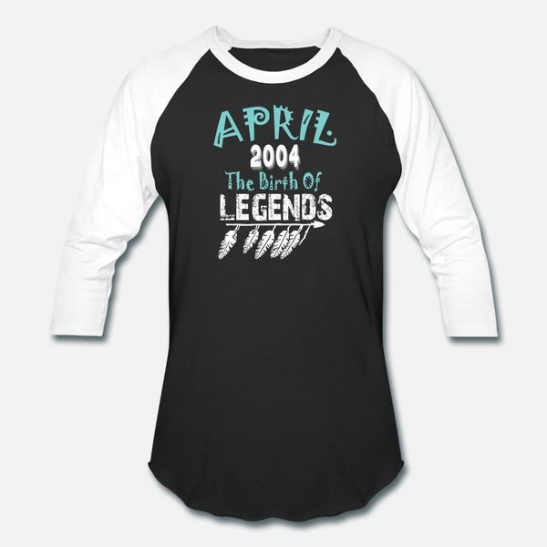 april 2004 the birth of legends t shirt men print 100% cotton plus size 3xl costume fit new style summer style novelty shirt
april 2004 the birth of legends t shirt men print 100% cotton plus size 3xl costume fit new style summer style novelty shirt