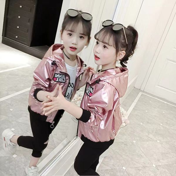 fashion shiny girl's bomber jacket new spring fall embroidered baseball jacket girl kids outerwear outfits windbreaker coat, Blue;gray
fashion shiny girl's bomber jacket new spring fall embroidered baseball jacket girl kids outerwear outfits windbreaker coat, Blue;gray