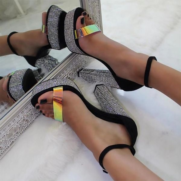 2020 новых женщин платформы сандалии rhinestone кристалл коренастый высокие каблуки одна группа open toe сандалии лодыжки пряжки ремень парт, Black
2020 новых женщин платформы сандалии rhinestone кристалл коренастый высокие каблуки одна группа open toe сандалии лодыжки пряжки ремень парт, Black