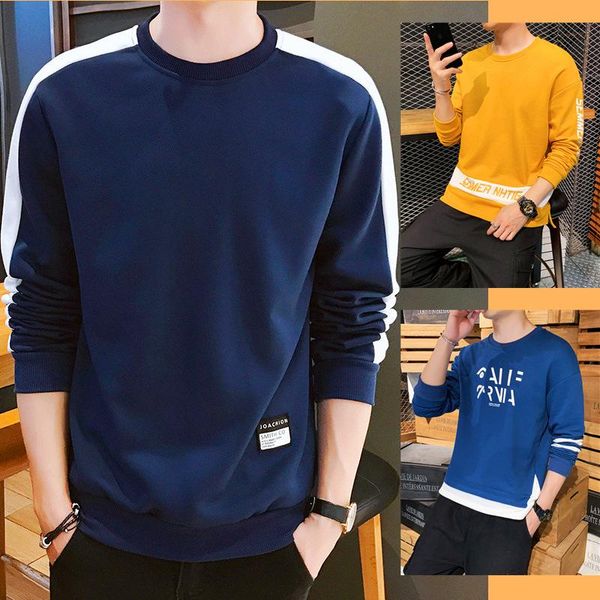 men s long-sleeved t t-shirt 2020 loose korean version tide trendy leisure long-sleeved clothes fall t men s summer0262, White;black
men s long-sleeved t t-shirt 2020 loose korean version tide trendy leisure long-sleeved clothes fall t men s summer0262, White;black
