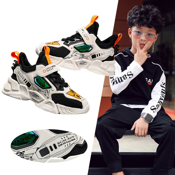 school shoes for teens boys kids tenis infantil breathable thick bottom clunky footwear children baby girls sport shoes sneakers, Black
school shoes for teens boys kids tenis infantil breathable thick bottom clunky footwear children baby girls sport shoes sneakers, Black