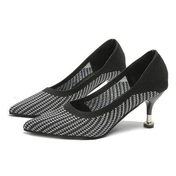 fashion single shoes women 2020 summer and autumn new pointed stiletto breathable hollow color matching high heels women, Black
fashion single shoes women 2020 summer and autumn new pointed stiletto breathable hollow color matching high heels women, Black