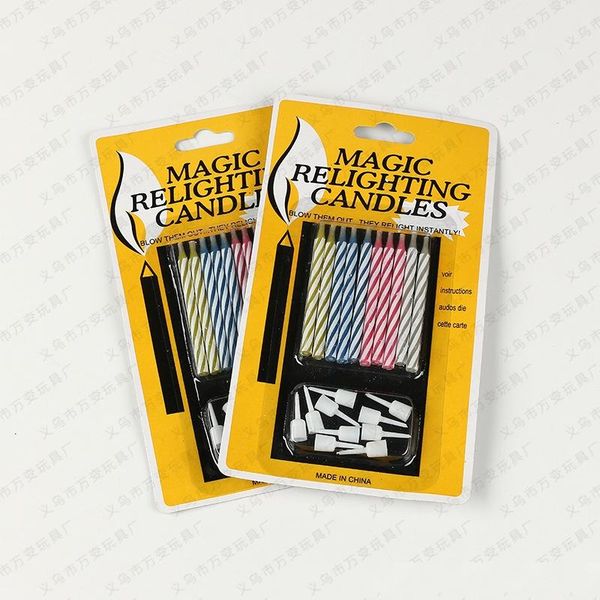 10pcs/pack magic relighting birthday candles novelty trick candles for birthday party fool s day christmas celebration magic candle
10pcs/pack magic relighting birthday candles novelty trick candles for birthday party fool s day christmas celebration magic candle