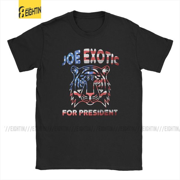 joe exotic tiger king t-shirt men election for president animal lovers big cats memes cotton tee short sleeve t shirts plus size 
joe exotic tiger king t-shirt men election for president animal lovers big cats memes cotton tee short sleeve t shirts plus size