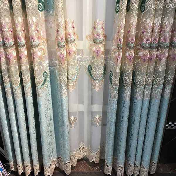 curtain & drapes nordic semi-shade curtains for living room bedroom villa luxurious embroidered tulle chenille fabric window custom x776f
curtain & drapes nordic semi-shade curtains for living room bedroom villa luxurious embroidered tulle chenille fabric window custom x776f