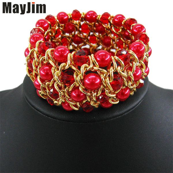 bangle mayjim fashion women 2021 multilayer crystal elastic pearl bracelets & bangles bead gold chain wristband bijoux, Black
bangle mayjim fashion women 2021 multilayer crystal elastic pearl bracelets & bangles bead gold chain wristband bijoux, Black