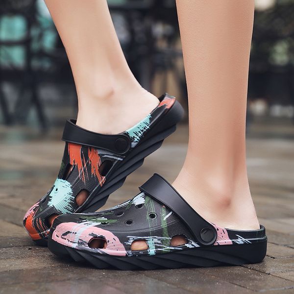 men sandals summer shoes breathable casual outdoor non-slip beach slipper fashion light trend light walking crocse men sandals, Black
men sandals summer shoes breathable casual outdoor non-slip beach slipper fashion light trend light walking crocse men sandals, Black