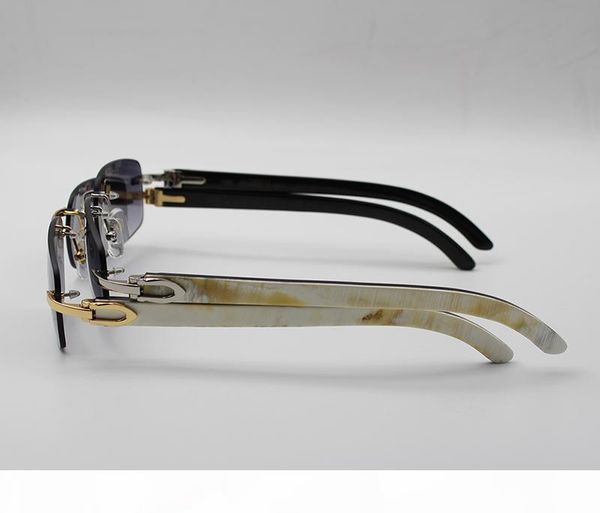 luxury sun glasses natural striped buffalo horn glasses rimless men women sunglasses brand designer white inside black buffalo horn, White;black
luxury sun glasses natural striped buffalo horn glasses rimless men women sunglasses brand designer white inside black buffalo horn, White;black