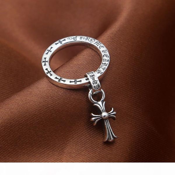 2018 new 925 sterling silver vintage jewelry american antique silver hand-made designer band rings with cross tassel pendant for women
2018 new 925 sterling silver vintage jewelry american antique silver hand-made designer band rings with cross tassel pendant for women