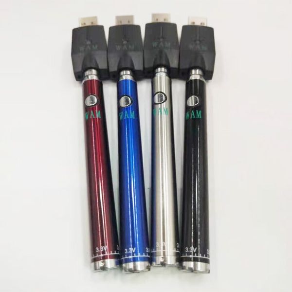 Original WAM Vertex Preheat Battery 510 thread Ego vision twist Vape Pen Variable Voltage battery for thick oil tank fast shipping
Original WAM Vertex Preheat Battery 510 thread Ego vision twist Vape Pen Variable Voltage battery for thick oil tank fast shipping