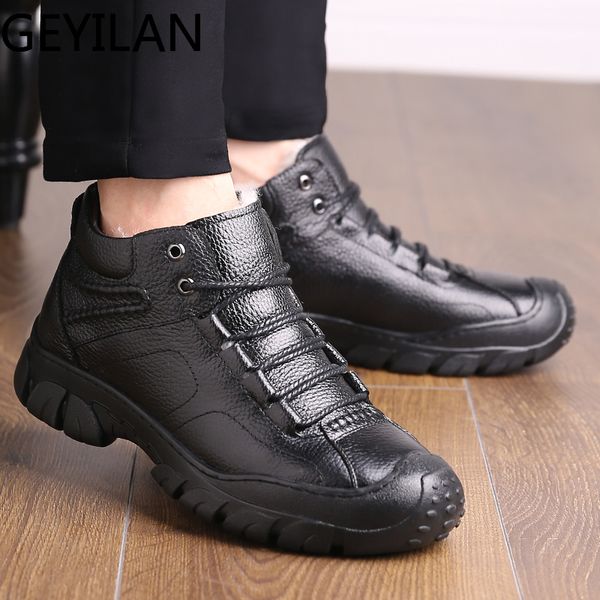 winter boots men outdoor brand men plush warm basic boots admit ankle lace up botas shoes fashion with fur snow mens, Black
winter boots men outdoor brand men plush warm basic boots admit ankle lace up botas shoes fashion with fur snow mens, Black