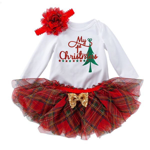 3pcs autumn toddler baby kids girls christmas day romper tutu dress hairband set baby rompers infant clothing hairband set, White
3pcs autumn toddler baby kids girls christmas day romper tutu dress hairband set baby rompers infant clothing hairband set, White