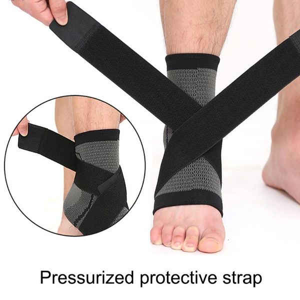 ankle support sport foot wrap joint bandage protector jogging run protection, Blue;black
ankle support sport foot wrap joint bandage protector jogging run protection, Blue;black