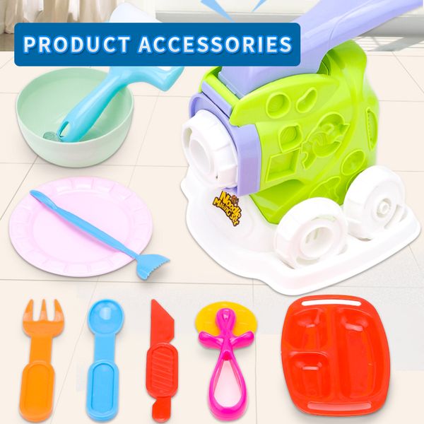 new children's toys kitchen supplies colorful mud noodle machine selling children education toys gifts for children
new children's toys kitchen supplies colorful mud noodle machine selling children education toys gifts for children