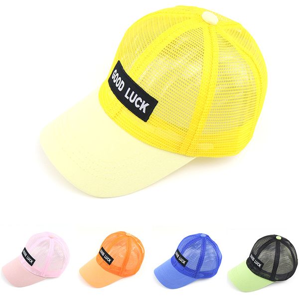 2020 new baby boy and girl hats good luck letters full mesh hat summer new outdoor sun visor fashion children breathable hat, Yellow
2020 new baby boy and girl hats good luck letters full mesh hat summer new outdoor sun visor fashion children breathable hat, Yellow