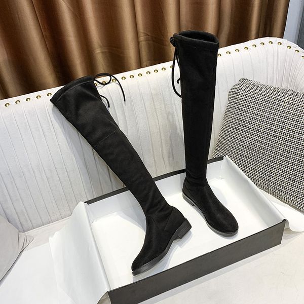 women boots high heels booties ladies women's rubber shoes rain winter footwear round toe stiletto over-the-knee 2020, Black
women boots high heels booties ladies women's rubber shoes rain winter footwear round toe stiletto over-the-knee 2020, Black
