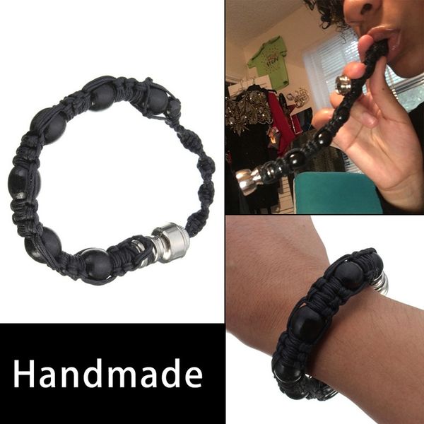 1pcs fashion handmade rope beaded pipe bracelet portable smoking set creative fashion bracelet style metal cigarette pipe, Golden;silver
1pcs fashion handmade rope beaded pipe bracelet portable smoking set creative fashion bracelet style metal cigarette pipe, Golden;silver