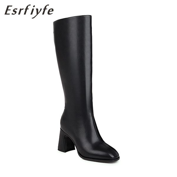 esrfiyfe 2020 new autumn winter women knee high boots fashion microfiber women party boots high heel square toe, Black
esrfiyfe 2020 new autumn winter women knee high boots fashion microfiber women party boots high heel square toe, Black
