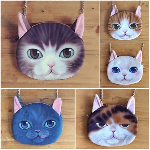 lady cartoon 3d cat messenger bags women 5styles kawaii cat single-shoulder bag creative shoulder cute wallet 20*16cm hot, Blue;gray
lady cartoon 3d cat messenger bags women 5styles kawaii cat single-shoulder bag creative shoulder cute wallet 20*16cm hot, Blue;gray