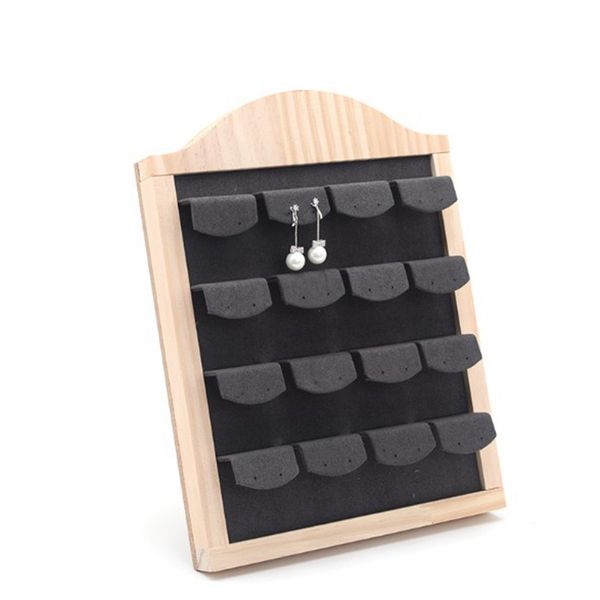 wood jewelry display hanging stand holder rack for stud earrings dangle earrings stand - 32holes solid bamboo wood, Pink;blue
wood jewelry display hanging stand holder rack for stud earrings dangle earrings stand - 32holes solid bamboo wood, Pink;blue