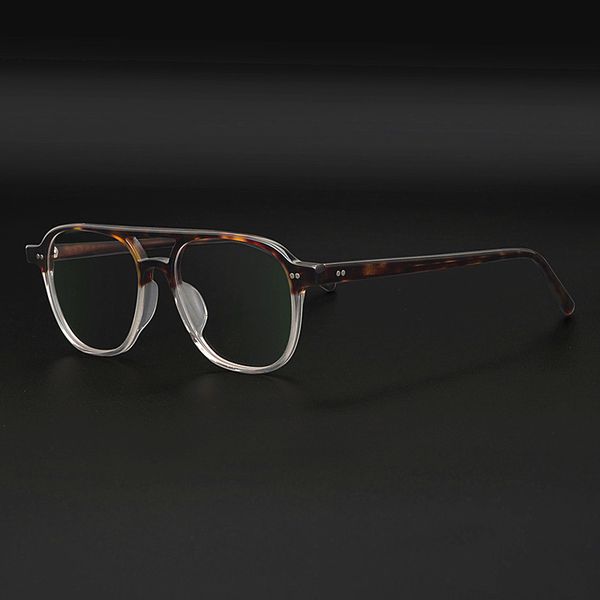 fashion sunglasses frames classic pilot prescription acetate glasses for women vintage square double beam optical myopia eyeglasses men eyew, Black
fashion sunglasses frames classic pilot prescription acetate glasses for women vintage square double beam optical myopia eyeglasses men eyew, Black