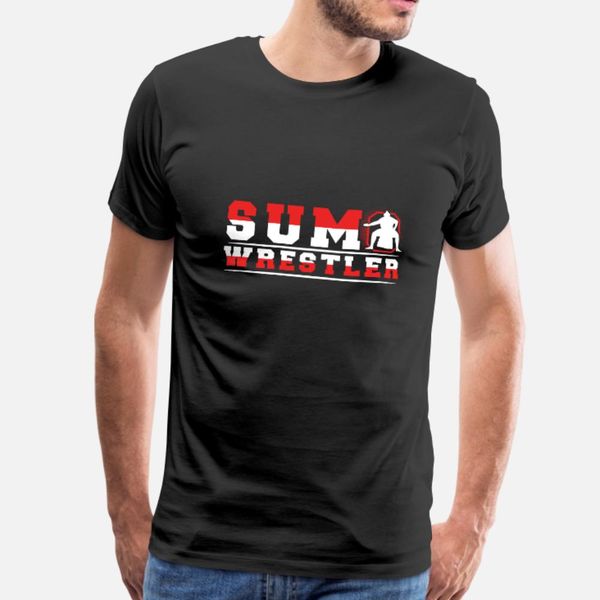 sumo wrestler t shirt men printing 100% cotton s-3xl letter loose new fashion spring trend shirt