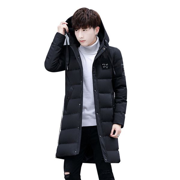 men's down & parkas long winter jacket men 2021 warm windproof casual outerwear padded cotton coat big pockets qq014, Black
men's down & parkas long winter jacket men 2021 warm windproof casual outerwear padded cotton coat big pockets qq014, Black