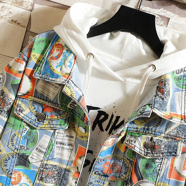 spring kg-163 denim men's jacket streetwear fashion casual bomber punk rock 2021 clothes autumn jcqef, Black
spring kg-163 denim men's jacket streetwear fashion casual bomber punk rock 2021 clothes autumn jcqef, Black