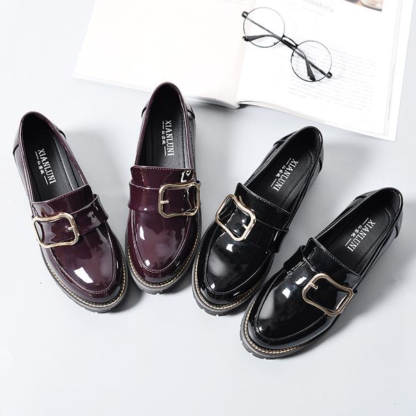 2020 autumn new fashion simple solid color flat shoes women retro style comfortable wild casual shoes, Black
2020 autumn new fashion simple solid color flat shoes women retro style comfortable wild casual shoes, Black