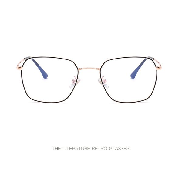 full frame retro metal personality decorative glasses novel trend men and women anti-blue eye protection flat mirror, Black
full frame retro metal personality decorative glasses novel trend men and women anti-blue eye protection flat mirror, Black