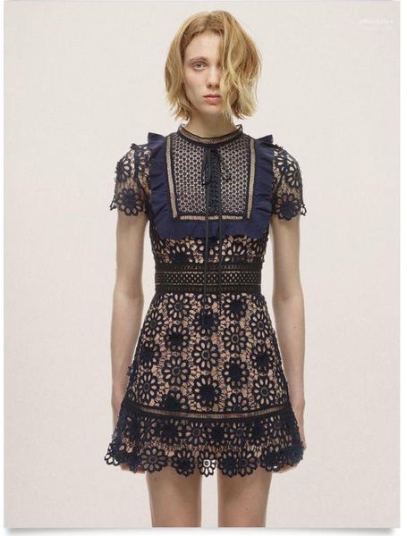 self portrait lace dress fashion luxury elegant summer bow knot spring dresses women, White;black
self portrait lace dress fashion luxury elegant summer bow knot spring dresses women, White;black