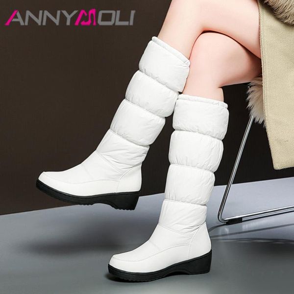 annymoli winter fur snow boots женская обувь платформа средние каблуки длинные сапоги круглый toe клин пятки теплое колено высокие lady beig, Black
annymoli winter fur snow boots женская обувь платформа средние каблуки длинные сапоги круглый toe клин пятки теплое колено высокие lady beig, Black