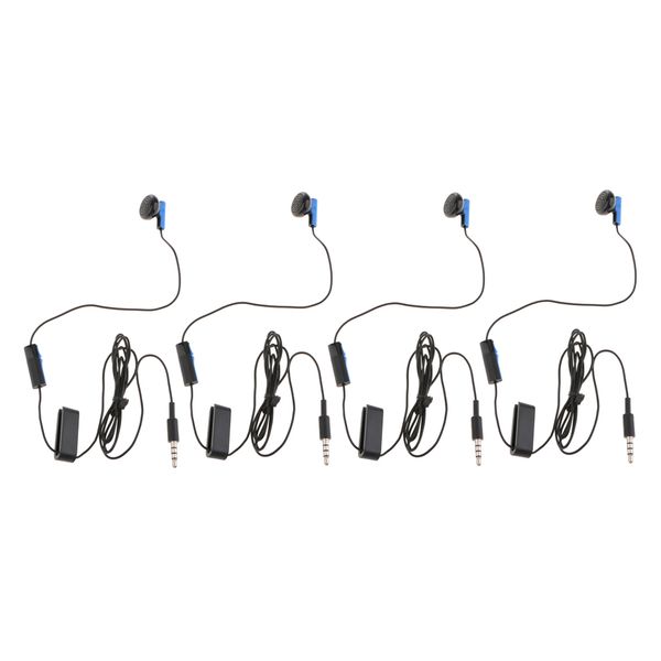 4pcs mono earphone for sony ps4 controller single earbud earplug headphone earpiece with microphone 1.2m/4ft 3.5mm jack
4pcs mono earphone for sony ps4 controller single earbud earplug headphone earpiece with microphone 1.2m/4ft 3.5mm jack