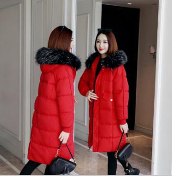 wholesale fashion women's winter new mid-length large fur collar loose down padded jacket, Black
wholesale fashion women's winter new mid-length large fur collar loose down padded jacket, Black