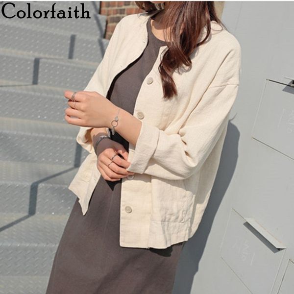women's jackets colorfaith 2021 summer fall jacket fashionable casual loose pockets outerwear short cotton and linen jk8109, Black;brown
women's jackets colorfaith 2021 summer fall jacket fashionable casual loose pockets outerwear short cotton and linen jk8109, Black;brown