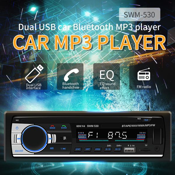 car stereo mp3 player aux 87.5-108m bluetooth dual usb music player receiver, hands-calling
car stereo mp3 player aux 87.5-108m bluetooth dual usb music player receiver, hands-calling