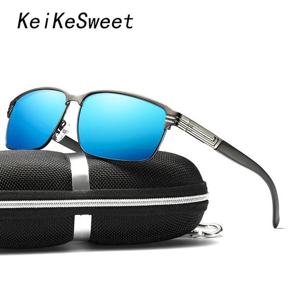 keikesweet brand designer polarized metal men's sunglasses rays uv400 outdoor protection luxury driving sun glasses men, White;black
keikesweet brand designer polarized metal men's sunglasses rays uv400 outdoor protection luxury driving sun glasses men, White;black