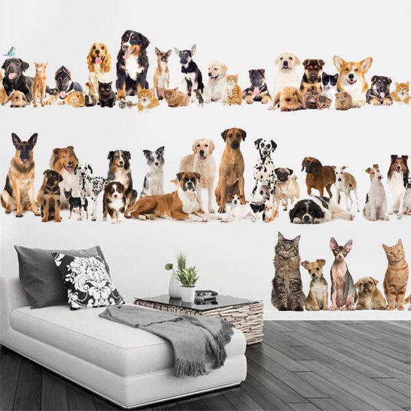 cute simulation small animal wall stickers living room bedroom dog cat movable decal mural home room diy decorative poster
cute simulation small animal wall stickers living room bedroom dog cat movable decal mural home room diy decorative poster